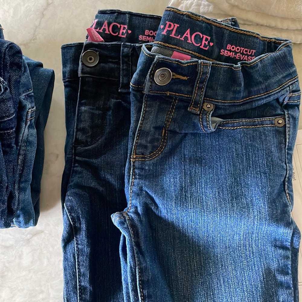 2 pair girls jeans